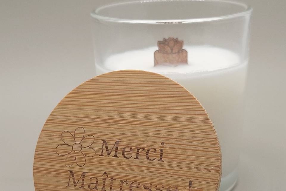 Bougie personnalisée