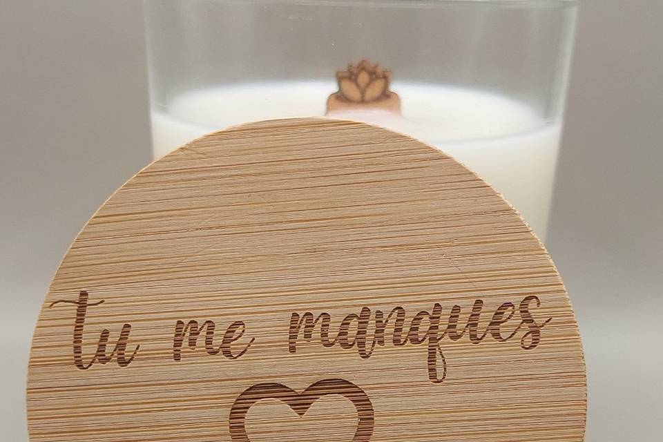 Bougie personnalisée