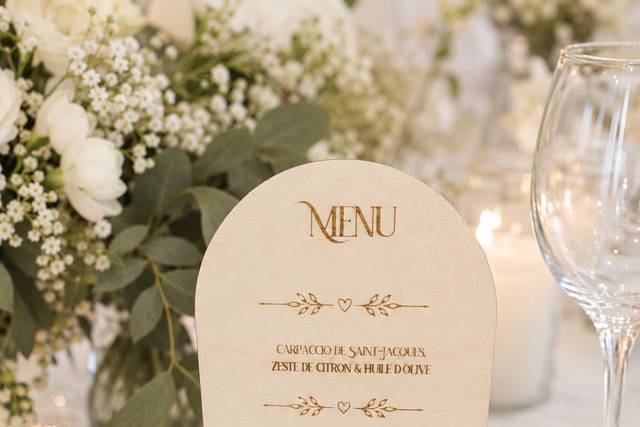 Menu de table