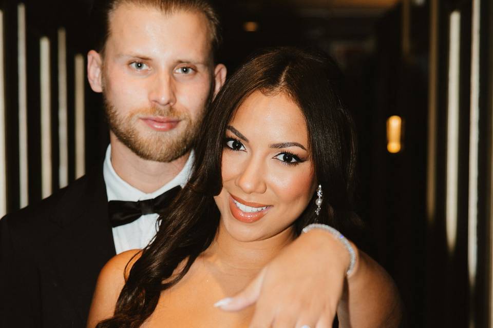 Photo de couple à l'hotel
