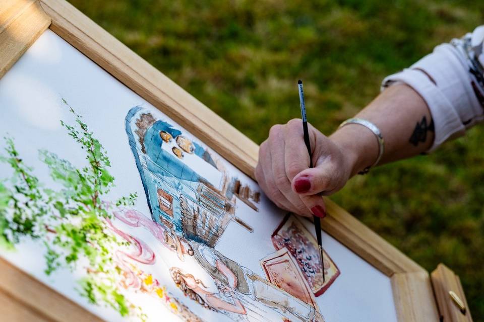 Live painting