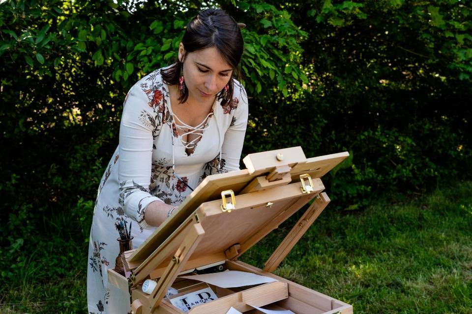 Live painting