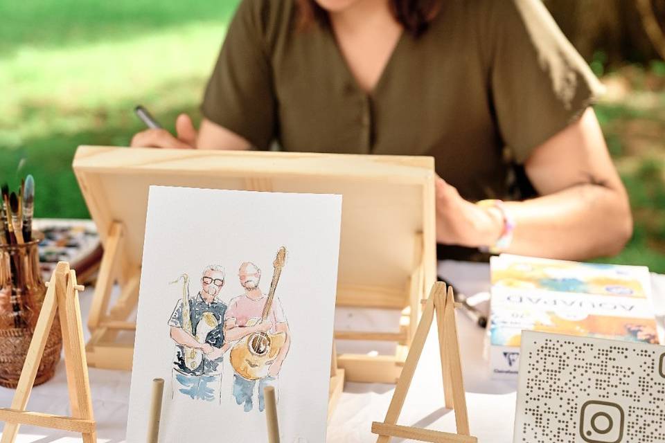 Live painting
