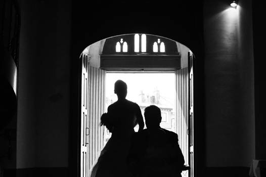 Mariée à l'église