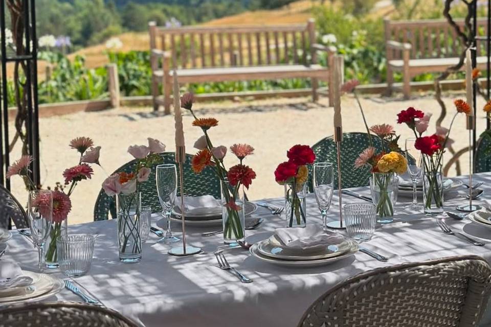 Déjeuner rez de jardin