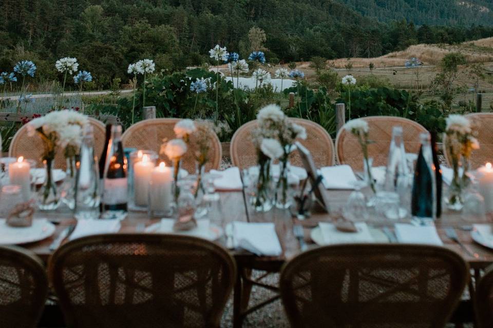Table rez de jardin