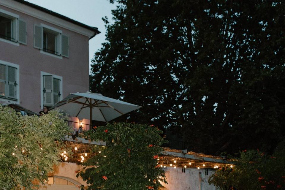Dîner rez de jardin