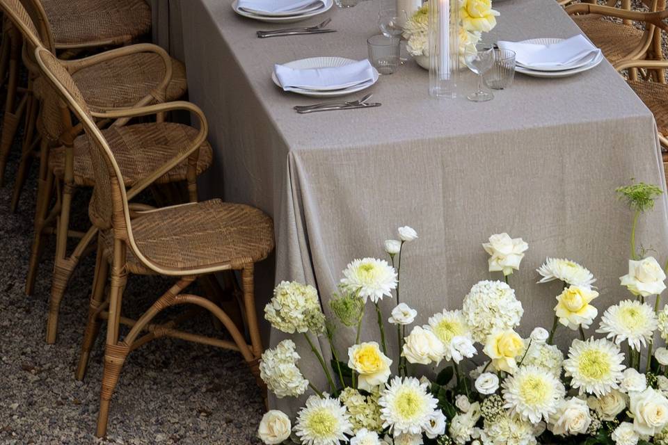 Table rez de jardin