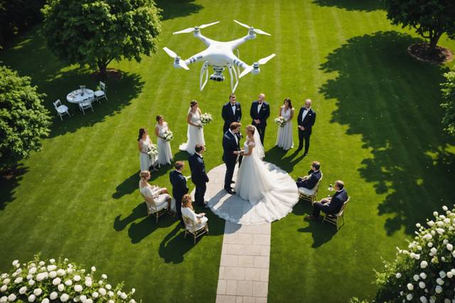 Cérémonie vue du ciel