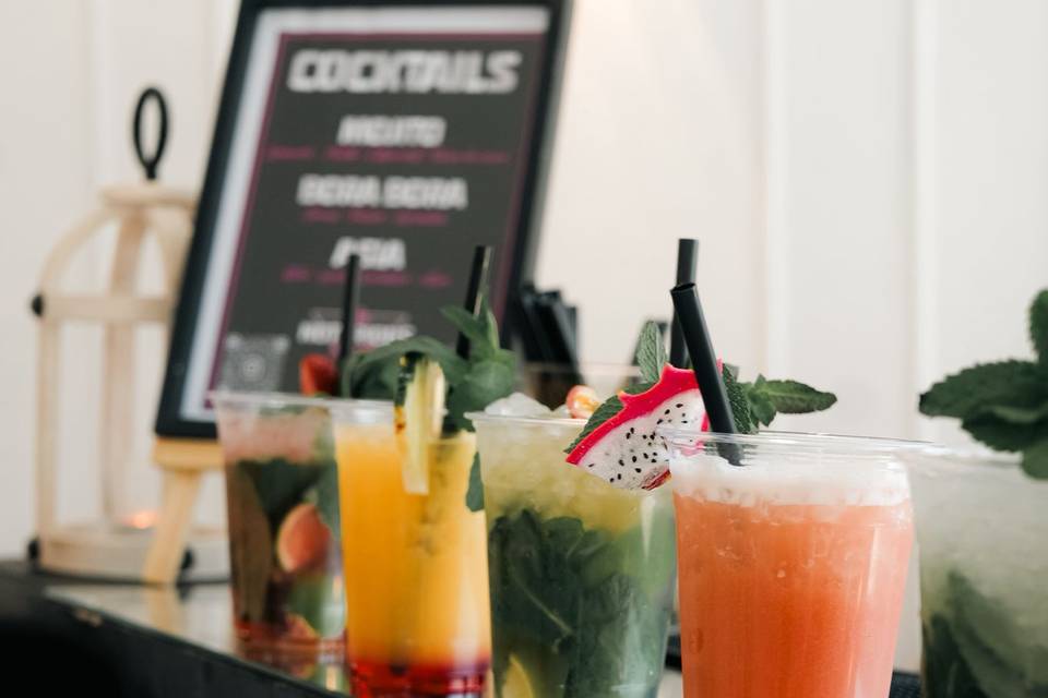 Service bar à cocktails