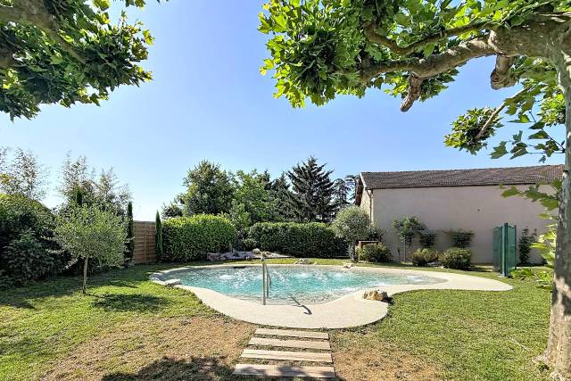 Piscine lagon sécurisée