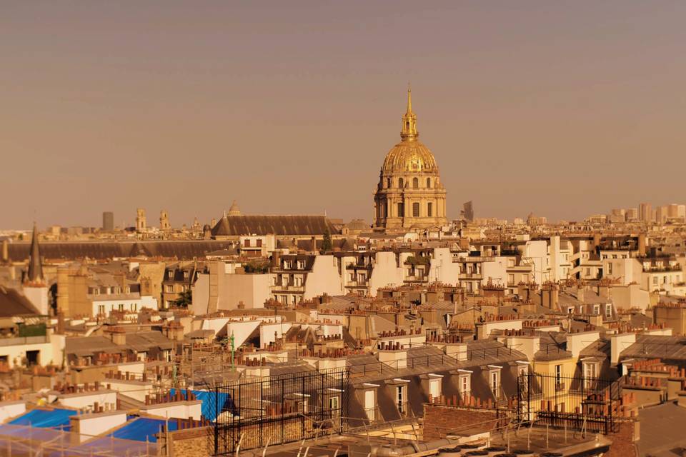 Paysage de Paris les Invalides