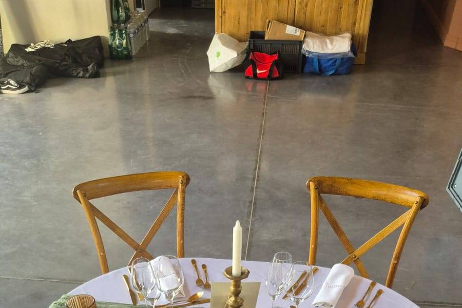 Table des mariés