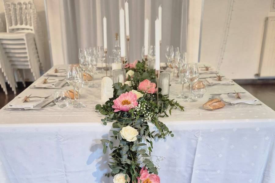 Décoration de table bohème
