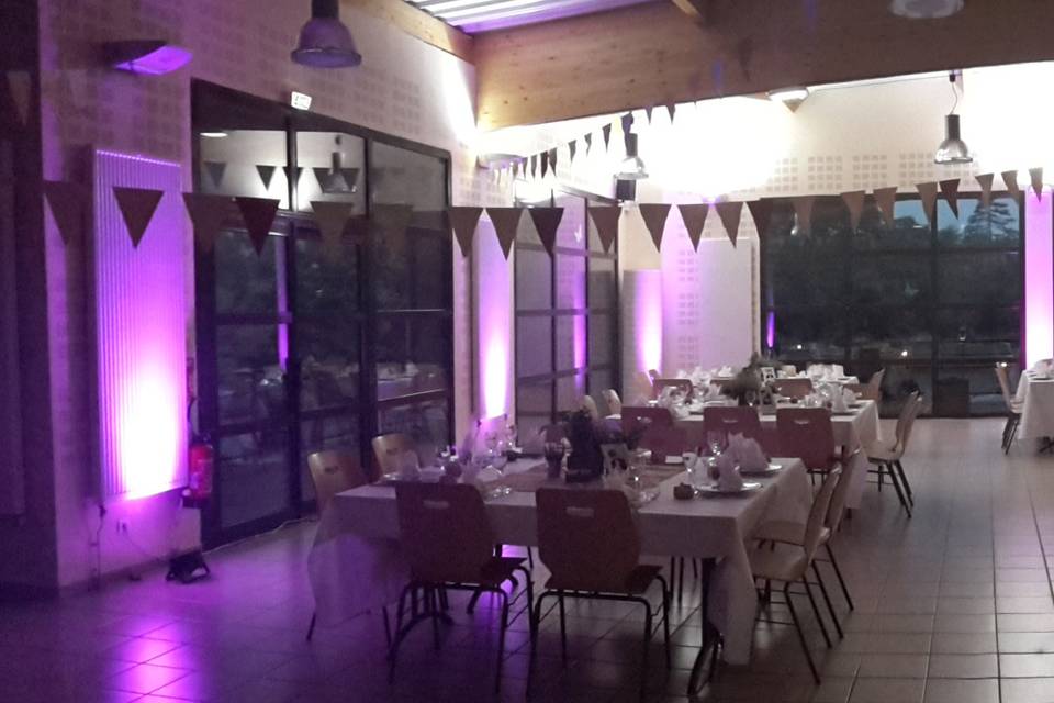 Mise en lumière salle