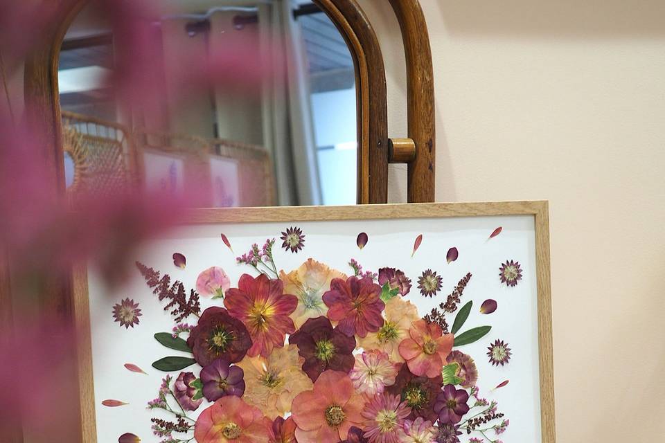 Upcycling de bouquet Laurine