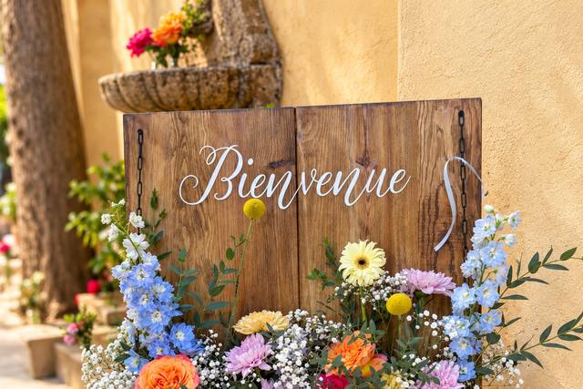 Panneau de bienvenue
