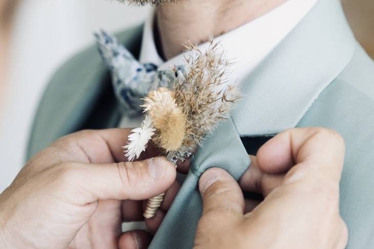 Boutonnière champêtre