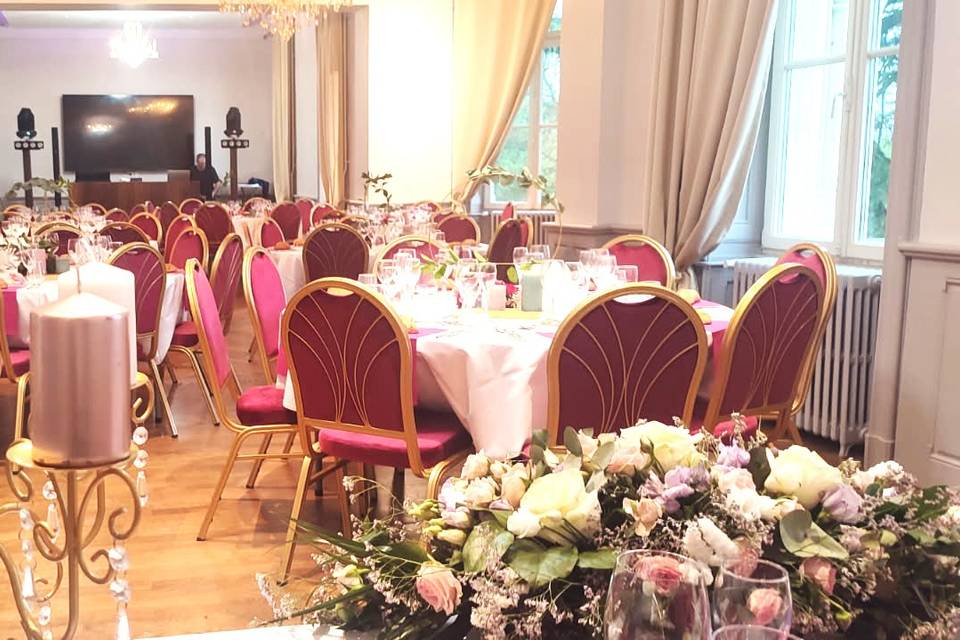 Décoration lors d'un mariage