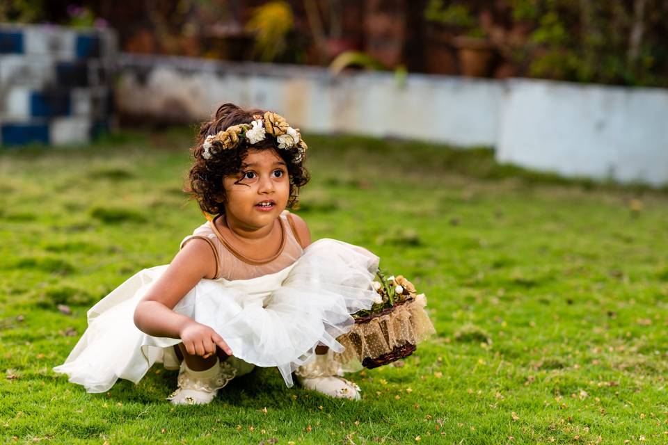 Enfant fleurs