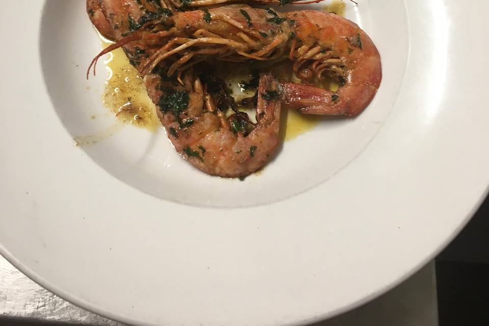 Poêlée de gambas