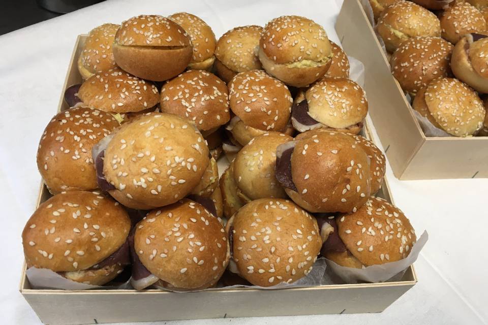 Mini burgers de magret