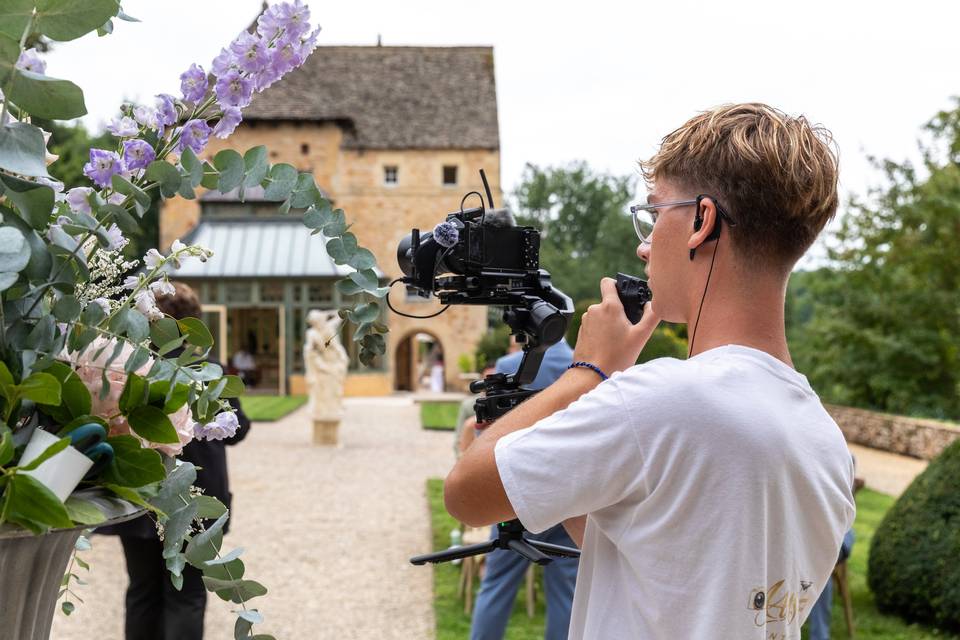 Vidéaste jardin