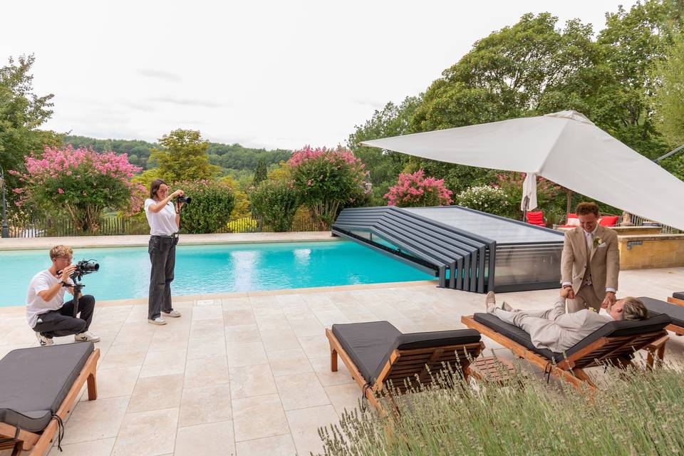 Zone piscine
