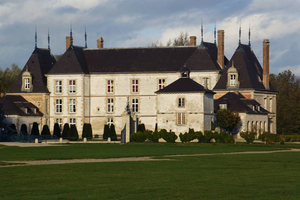 La vue depuis le parking