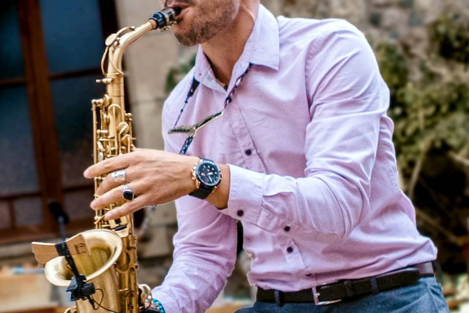 Saxophoniste à Perpignan
