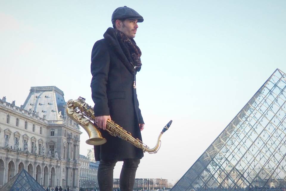 Saxophoniste à Paris