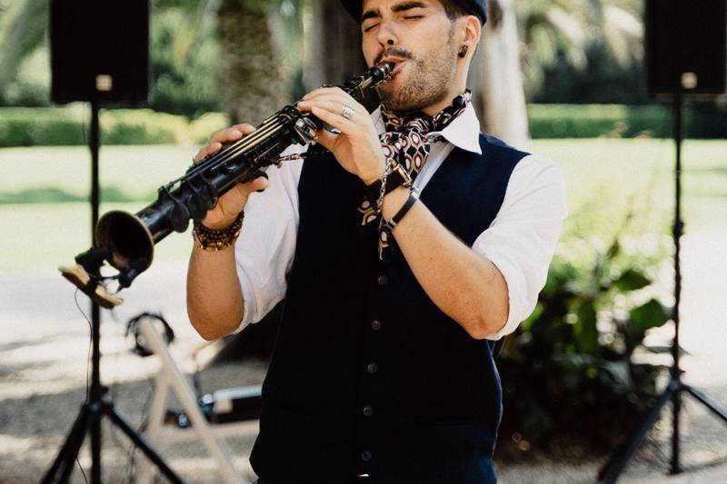 Saxophoniste cérémonie