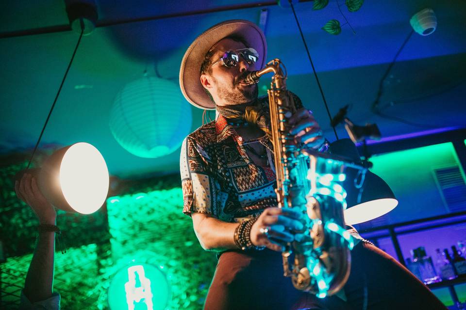 Saxophoniste à Toulouse