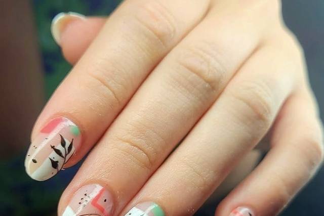 Thème floral abstrait