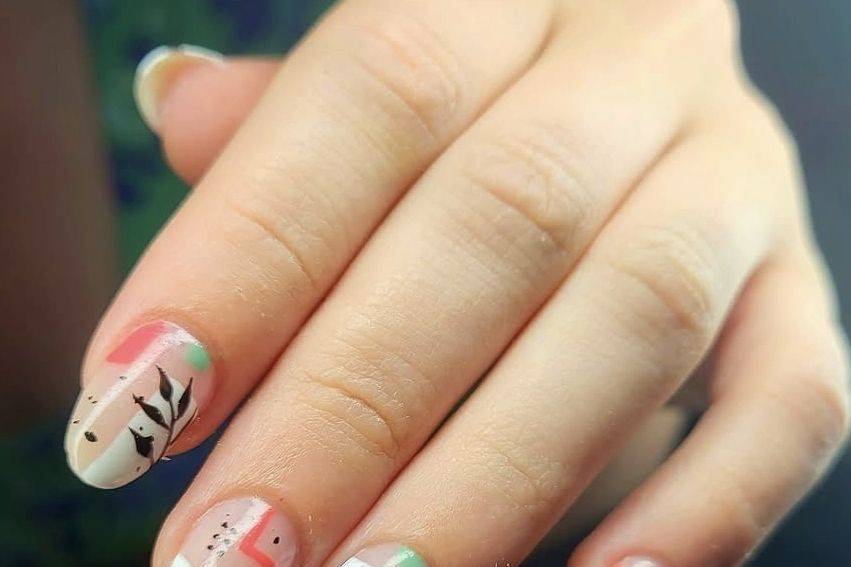 Thème floral abstrait