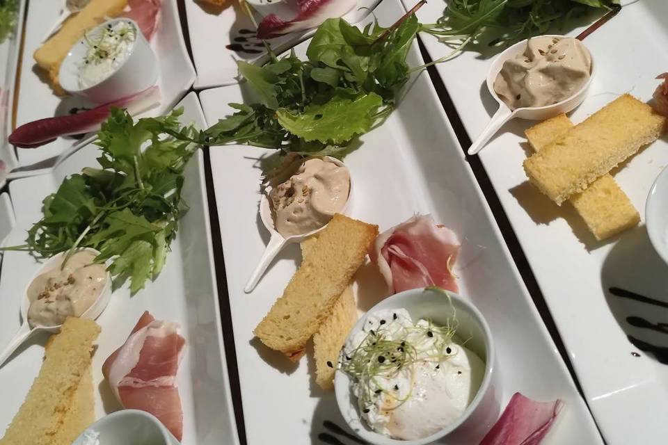 Oeuf mi-cuit jambon de pays
