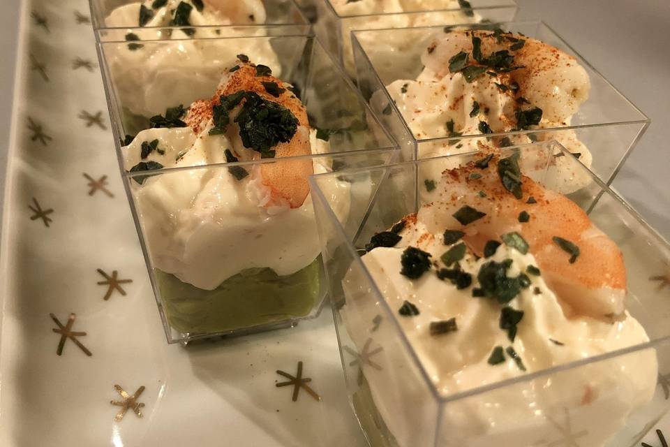 Verrine d’avocats