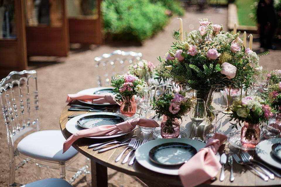 etoile de noix de coco blanchie - Autour de la fleur : Accessoires de  décoration