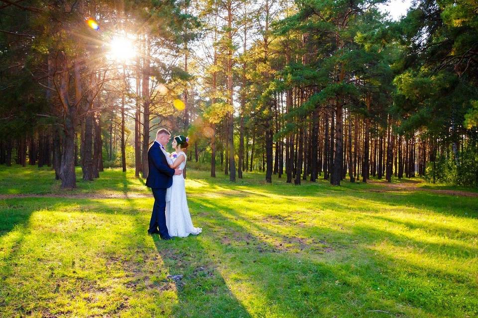 Mariage en forêt