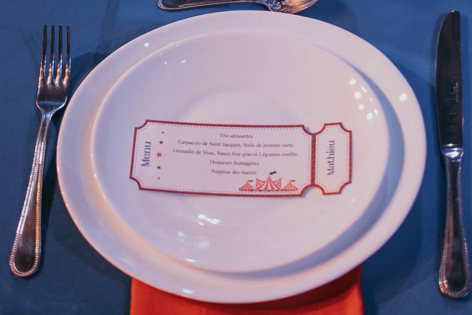 Mariage au cirque