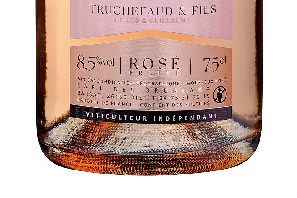 Mousseux rosé l'inattendu