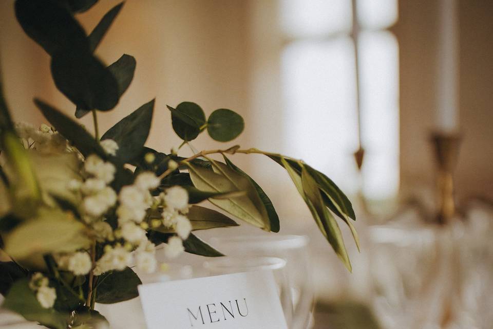 Menu Mariage