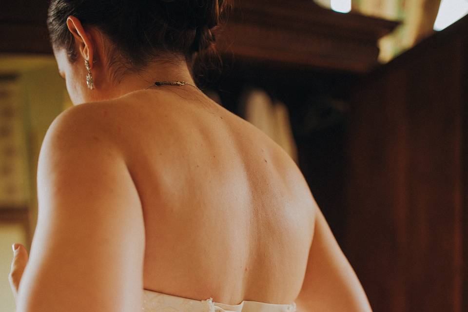 Préparatifs de la mariée