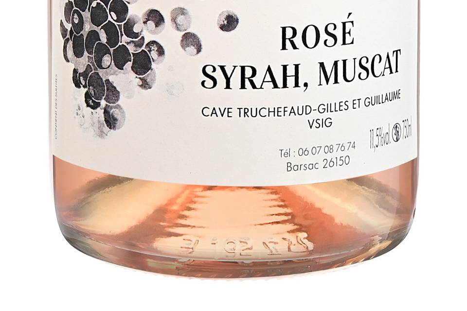Rosé doux à base de muscat
