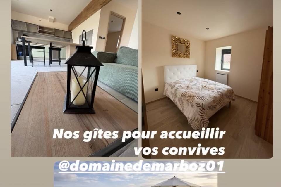Gite sur place avec spa