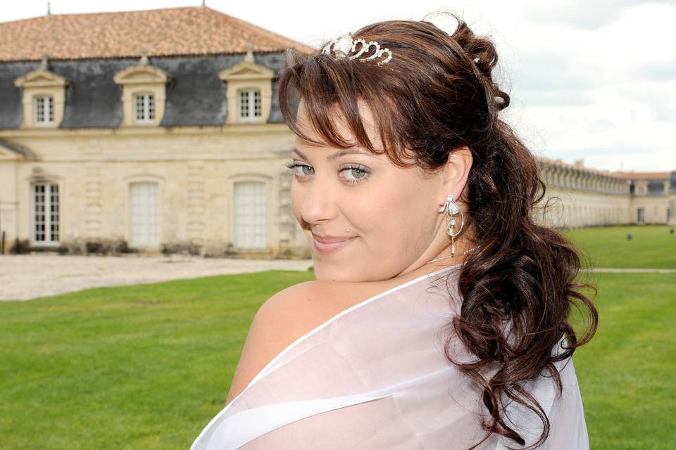 Pose de la mariée