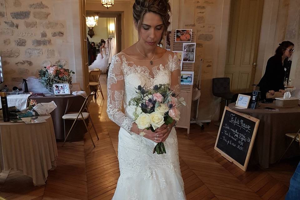 Robe boheme chic ceremony day