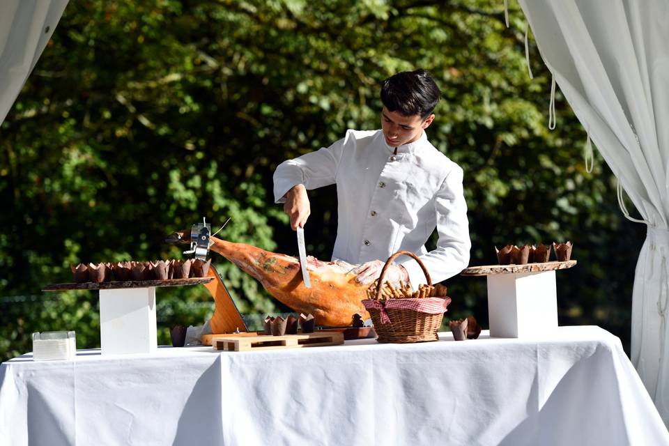 Découpe de jambon Ibérique