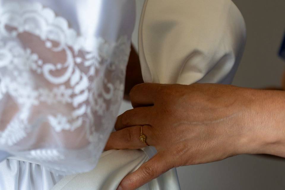 Préparation de la mariée