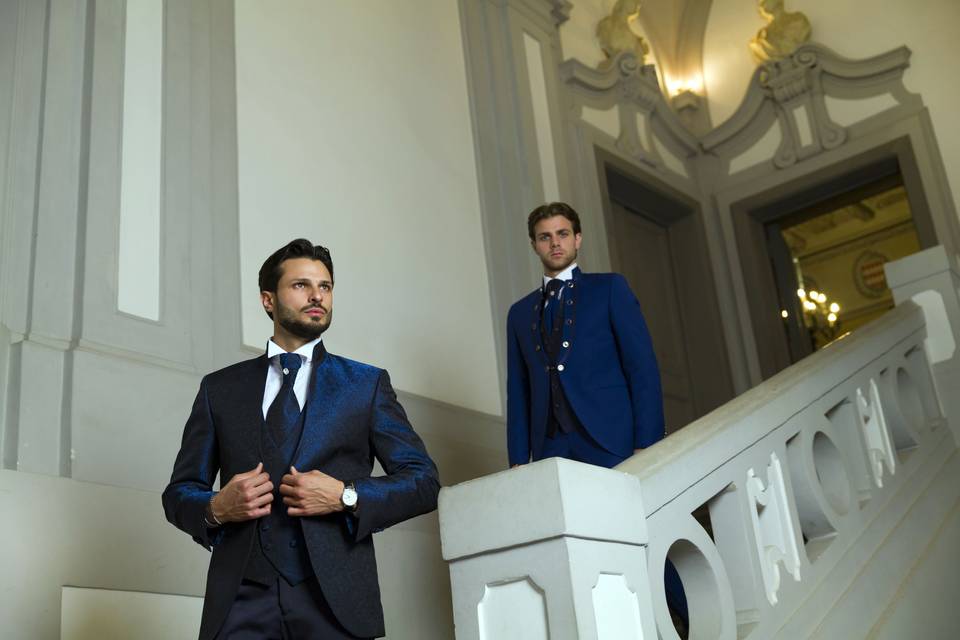 Costumes Bleu Marine Mariage